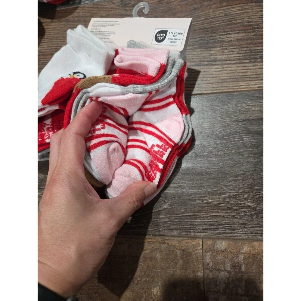10 Pair CAPELLI CHRISTMAS SOCKS 2T-4T NWT B10